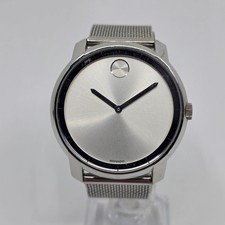 Movado Bold MB.01.1.14.6132 42mm Silver Toned Dial Stainless Steel Men's Watch