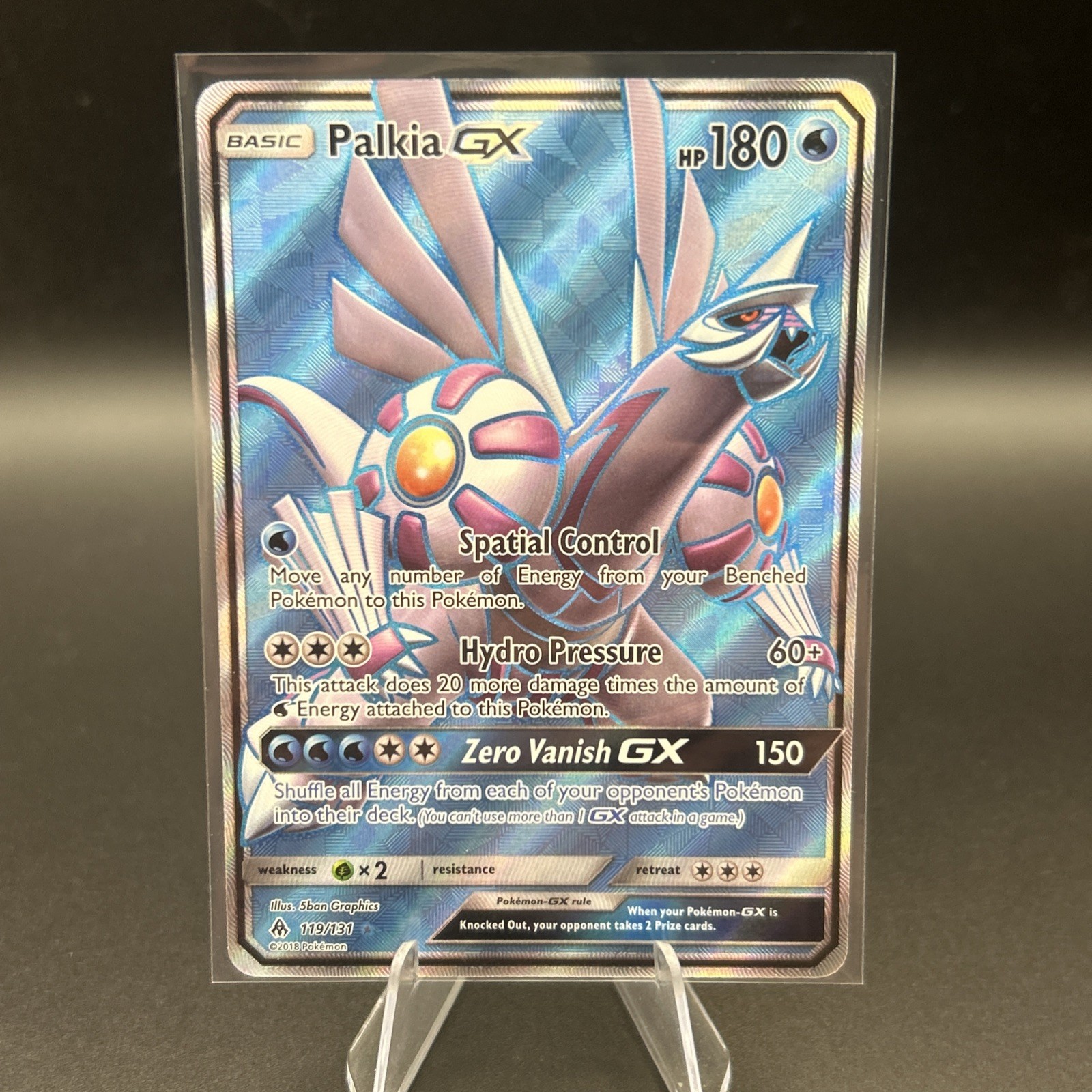 Palkia GX (Full Art) 119/131 Pokémon TCG Forbidden Light NM
