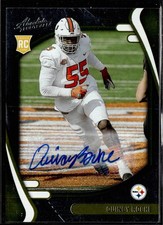 2021 Panini Absolute #164 Quincy Roche Signature Rookies Auto Steelers R03