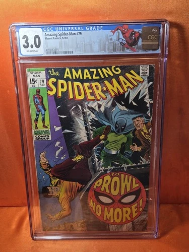 Amazing Spider-Man #79 2nd App of The Prowler Marvel Comics 1969 CGC 3.0