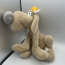 RARE Vintage THOR Dog 10" Plush Viking Hat Cartoonish Stuffed Animal 1980s 1990s