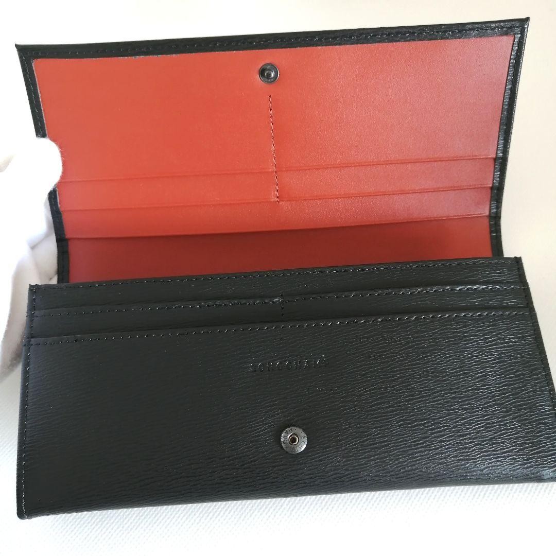 Longchamp Long Wallet Rozo Black 928 | Used A Condition Longchamp Long Wallet Rozo Black 928 | Used A Condition