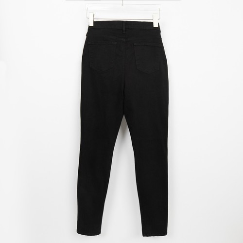 J Brand Mama J Maternity Skinny Jeans Black Denim Comfort Panel Size 30 - Picture 3 of 13