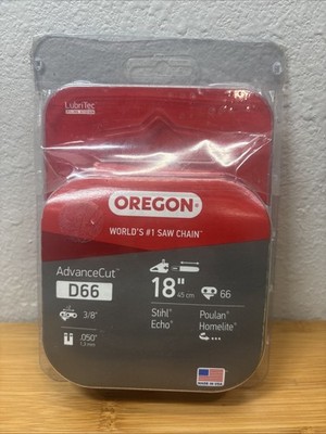 Oregon D66 AdvanceCut 18-inch Saw Chain - Open Box | eBay