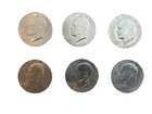 1971-1978 Eisenhower Dollar Lot - 6 Coins