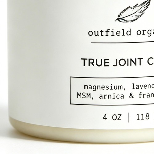Outfield Organics true Joint Cream, Moisturizing Massage Cream for Body ...
