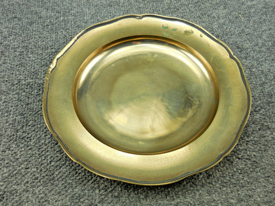 Vintage The Broadway Treasures From The Orient Brass Dish Plate 9-3/4''