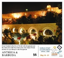 Antigua 2008 - Stamp Exhibition - Souvenir Stamp Sheet - Scott #3010 - MNH