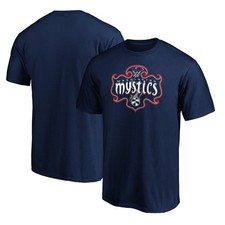 Men's Navy Washington Mystics Logo T-Shirt