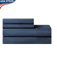 Luxury 600 Thread Count Egyptian Cotton Sateen Bed Sheet Set Full Deep Pocket US