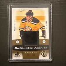 2010-11 Upper Deck Sp Milan Lucic Authentic Fabrics 34/100
