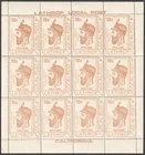 USA JUDAICA LABEL # 10 - JOSHUA ABRAHAM NORTON, EMPEROR of the USA 1859-80