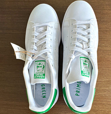 adidas Stan Smith Primegreen Women s Low Top Lace Up Sneaker White/Green Q47226