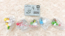 2014 Yoshi's New Island Mascot Keychain Complete Set of 5 Baby Mario Gashapon