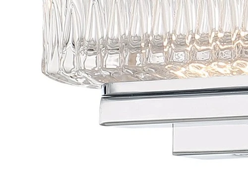 Minka Lavery 2001-L Sparren 5" Tall LED Bathroom Sconce - Chrome - Picture 2 of 3