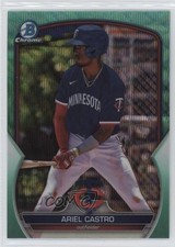 2023 Bowman Draft Chrome Aqua Wave Refractor 89/125 Ariel Castro #BDC-150 16fs