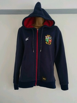 CANTERBURY BRITISH & IRISH LIONS NAVY BLUE ZIP HOODED FLEECE JACKET HOODIE 8