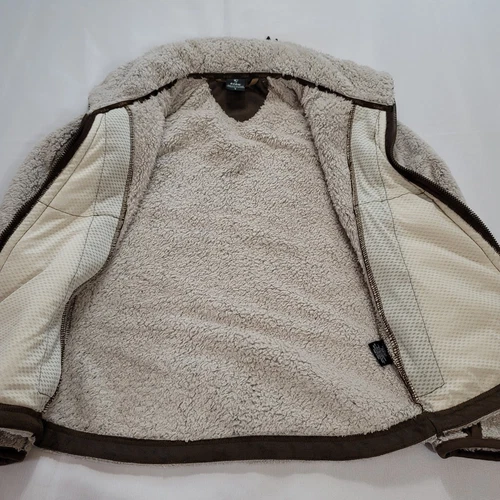 Kuhl Jacket Womens Small Beige Pile Flight Sherpa Fleece Hooded Coat Full Zip - Picture 6 of 12