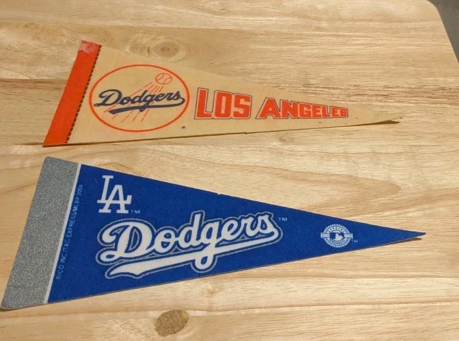 Los Angeles Dodgers Baseball Original Vintage Sports Pennants and