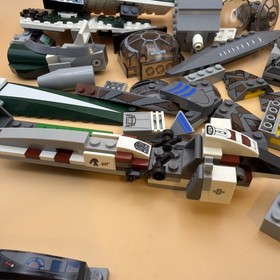 LEGO Star Wars Lot Parts Pieces, incomplete Sets Partial Ship 8095 3085 9498 9oz