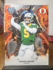 2025 Bowman University Best Dante Moore #W-19 Workhorse Insert Rookie RC Oregon