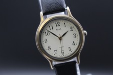 Vintage 2011 N MINT Alba by Seiko V501-6N50 Gold Quartz 26mm Mens Watch JAPaAN