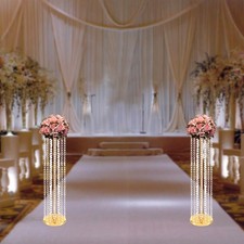 2 PCS 90cm Tall Flower Display Vases Wedding Party Table Centerpieces Decor