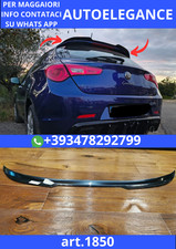 🌪️ART. 1850 SPOILER ALFA  ROMEO GIULIETTA 2010-2020 NERO LUCIDO 🌪️