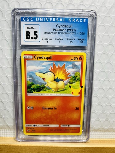 Cyndaquil graded CGC 8.5 for sale on eBay