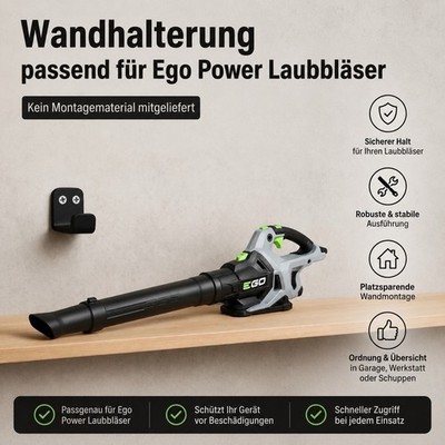 Wandhalter passend für Ego Power Laubbläser Halterung Gerätehalter Zubehör