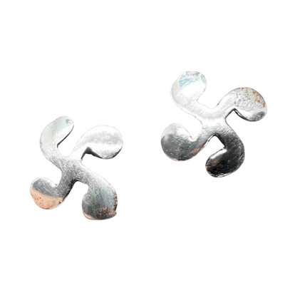 Pendientes Lauburu cruz vasca plata de ley 925 unisex