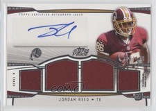 2013 Topps Prime Level V Relics Silver 306/449 Jordan Reed #PV-JRE Auto 5o1