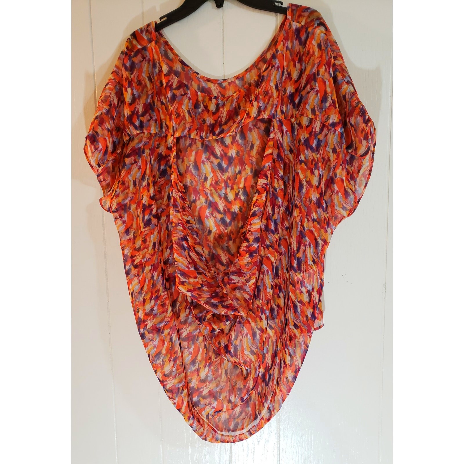 BCBGeneration size large hi low multicolored shee… - image 2