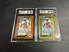 2022 Panini Classics - Rookies Rachaad White #193 (RC) Orange & Gold Auto SGC 10