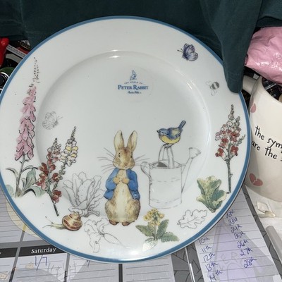 Beatrix Potter Peter Rabbit Dinner Plate by Zrike Watering Can