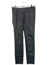 MARC CAIN Kunstlederhose Damen Hose Gr. DE 38 schwarz Casual-Look