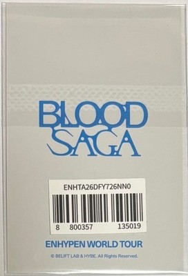 ENHYPEN World Tour BLOOD SAGA Special Gift Purchase Benefit