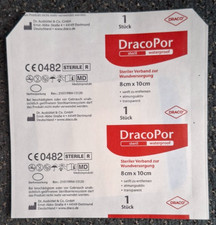 DracoPor steril waterproof,  Wundauflage 8 x 10cm,         5 Stück- PZN 12749192