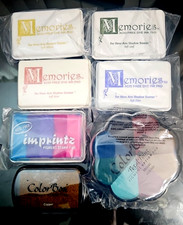 INK PAD LOT 7 Ink Stamp Pads Craft Art ColorBox