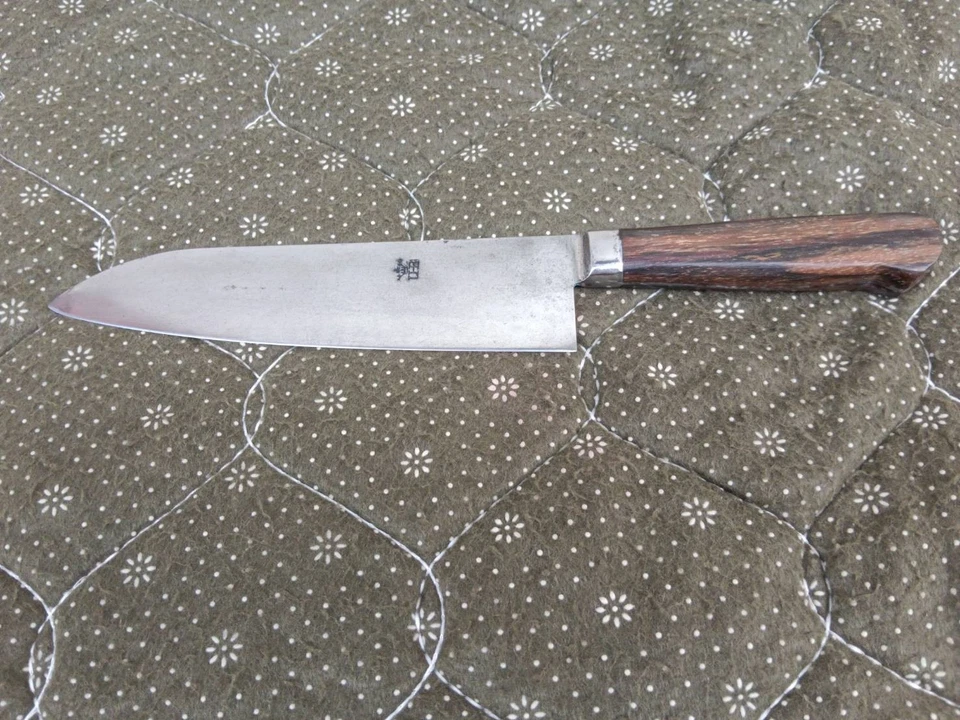 Aritsugu Santoku нож JL18S11 из высокоуглеродистой стали японский нож шеф-повара 300 мм. - Изображение 3 из 4