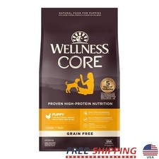 Grain Free Dry Dog Food Puppy Chicken Turkey Recipe High Protein Kibble 26lb New 4.68 per pound