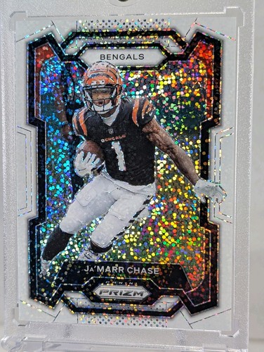 2023 Panini Prizm White Sparkle Prizm Ja'Marr Chase #56 - Foto 2 di 10