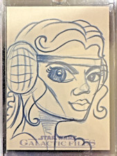 2012 Topps Star Wars Galactic Files 1/1  Sketch Card Padmé Amidala
