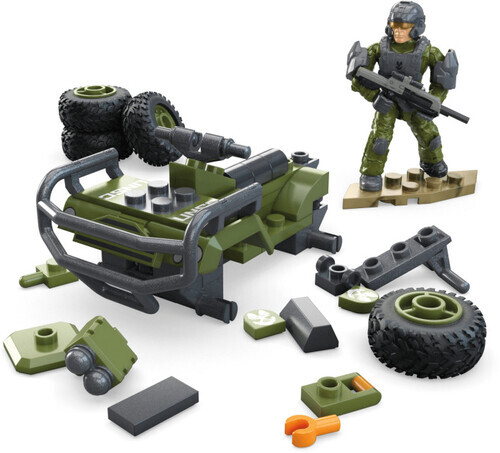 MEGA Brands - HALO FLEETCOM Mongoose Vehicle Building Kit with Micro Action Figu - Picture 6 of 8