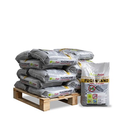 Palette 15×20 kg 300 kg Fugensand anthrazit   Pflaster | Gehweg Öko Fuge