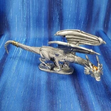 Gold Dragon Pewter Figurine Rawcliffe US Made NEW