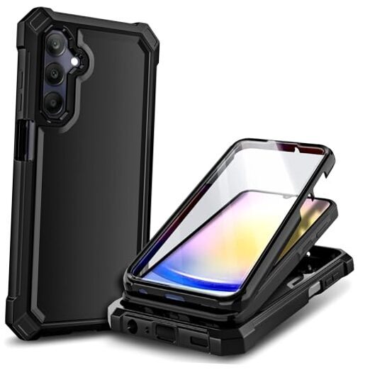 Designed for Samsung Galaxy A35 5G Case, [16FT Military Grade Drop Black