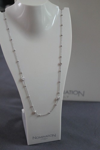 Nomination Bella Collection Necklace Sterling Silver Cubic Zirconia 142622/010