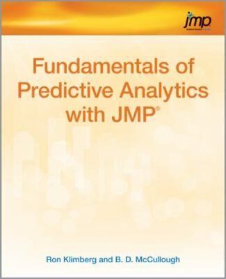 Fundamentals of Predictive Analytics with JMP by B. D. McCullough VERY GOOD AZ