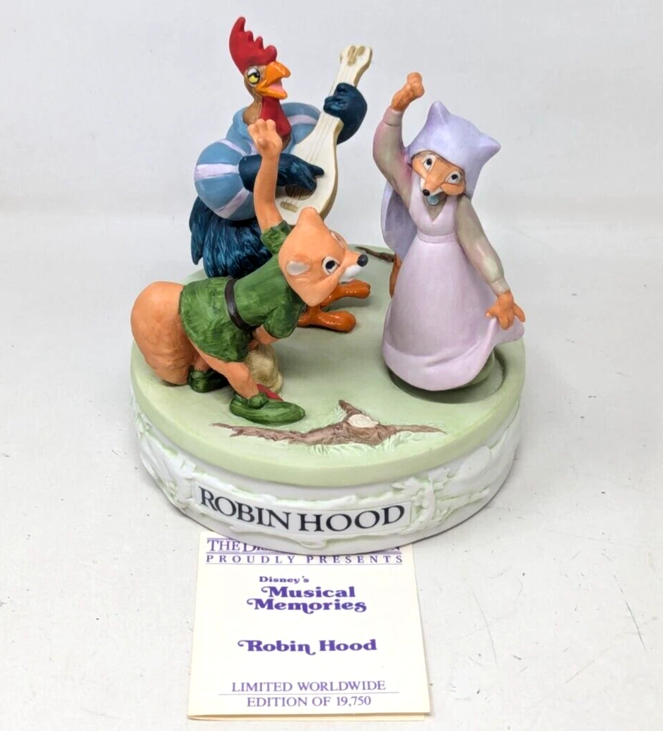 ロビンフッド フィギュアリン ☆ディズニー マジックメモリーズ リミテッド Disney デザイナー フェアリーテイルコレクション グローバル限定版